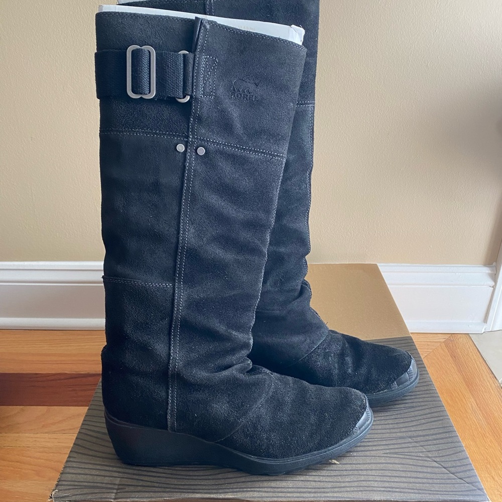Sorel Toronto suede wedge tall boots